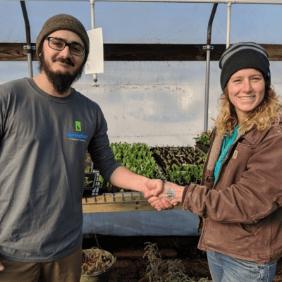 Kevin Prather Of SCG Market Garden Inspects Urban Roots Farm In Springfield, MO